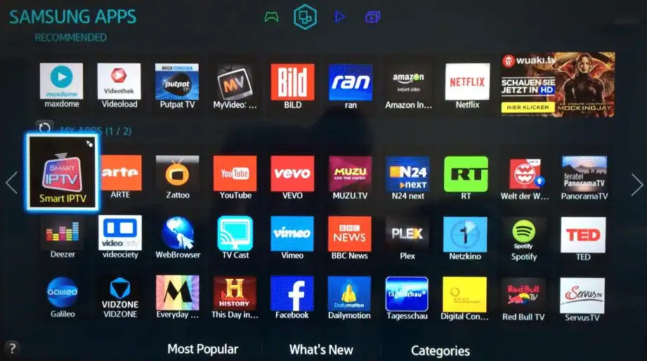 smart tv installation application iptv